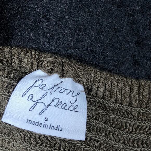 Patrons Of Peace Womens Dress Forest Green Floral Lined Sleeveless Small - Picture 6 of 13